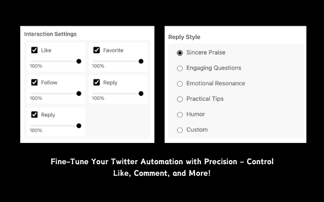 Twitter AI 助手 - 自动点赞、评论与增长 chrome谷歌浏览器插件_扩展第1张截图