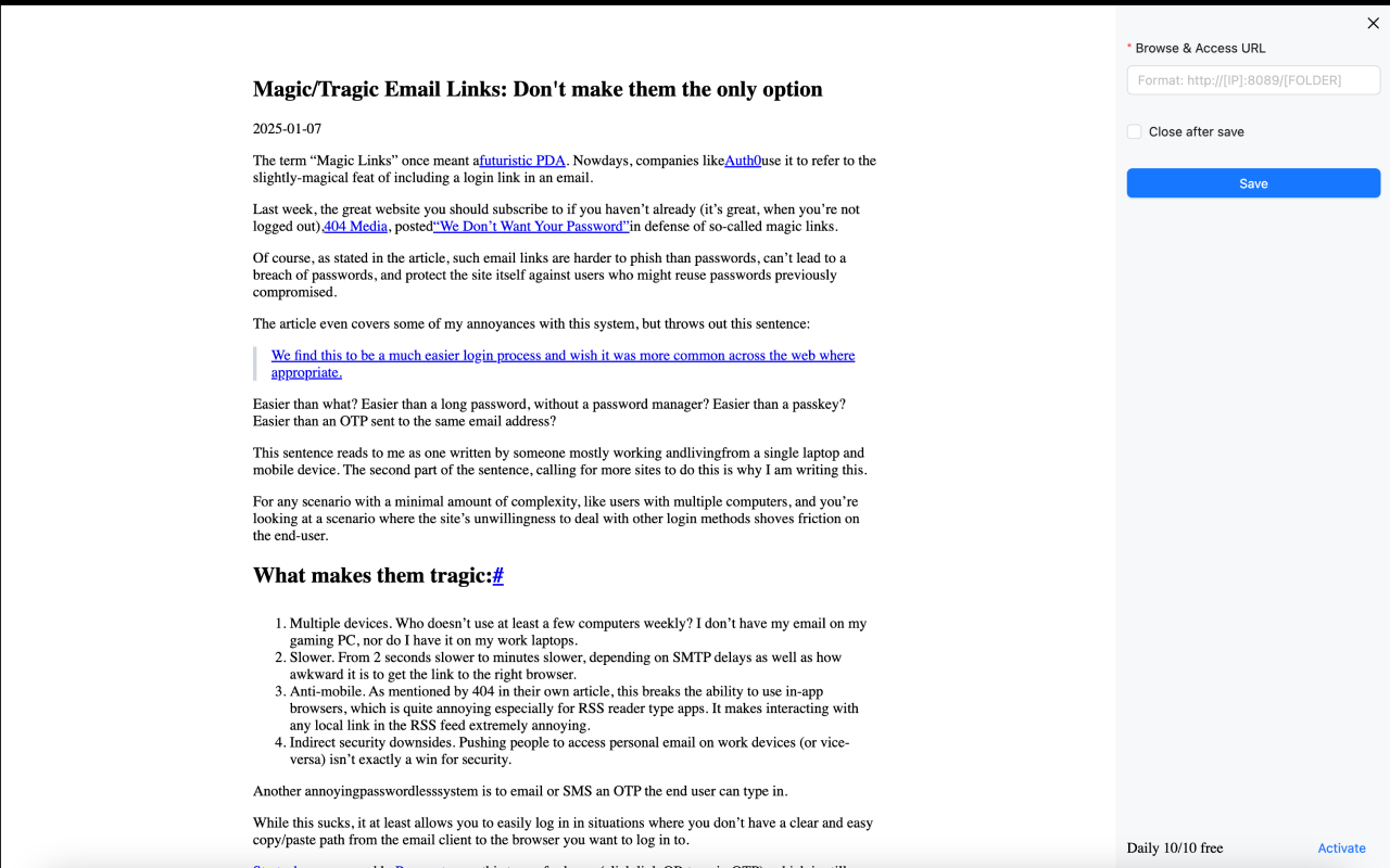 Send to Ereader chrome谷歌浏览器插件_扩展第1张截图