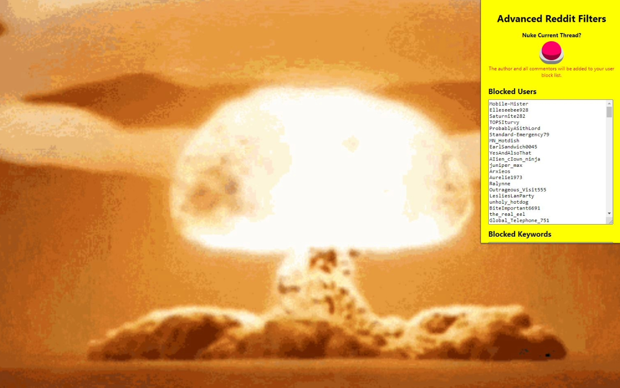 Advanced Reddit Filters chrome谷歌浏览器插件_扩展第1张截图