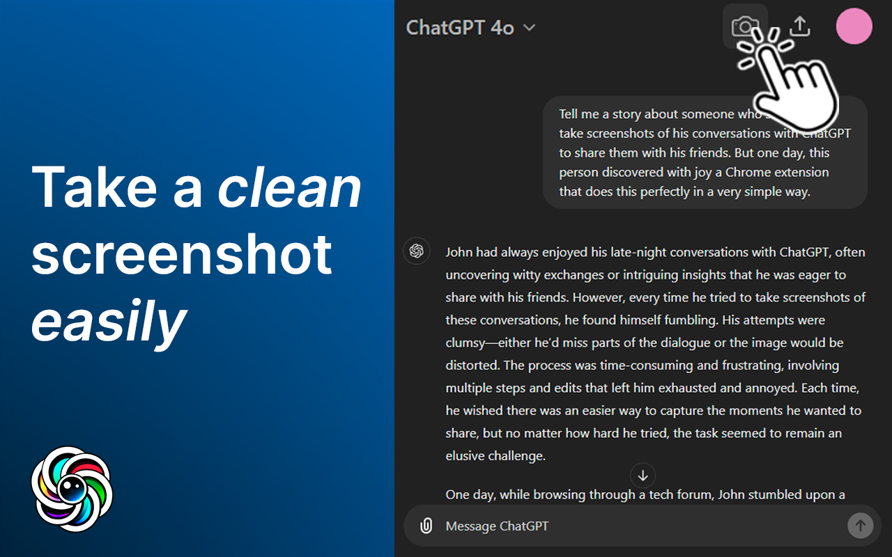 ChatGPT Screenshot chrome谷歌浏览器插件_扩展第2张截图