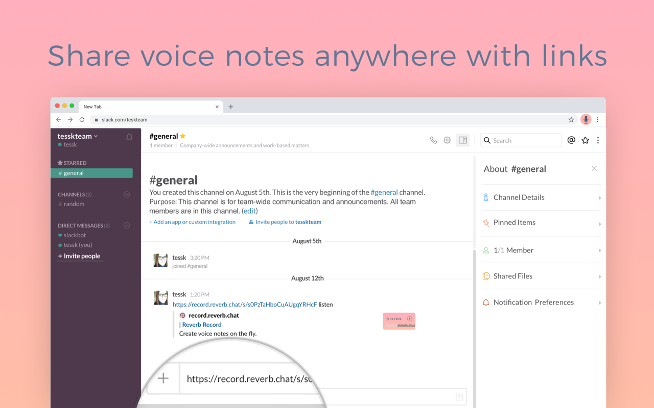 Reverb Record - Share Your Voice chrome谷歌浏览器插件_扩展第1张截图