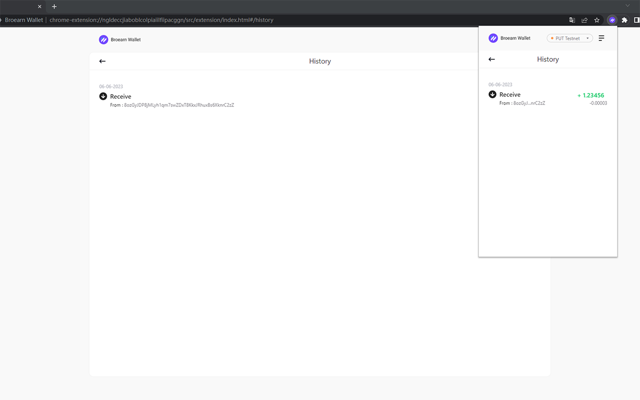 Broearn Wallet chrome谷歌浏览器插件_扩展第3张截图