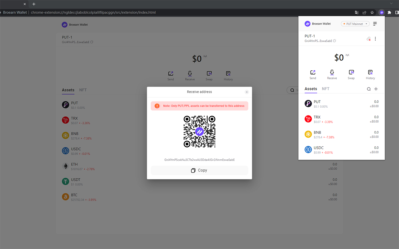 Broearn Wallet chrome谷歌浏览器插件_扩展第5张截图
