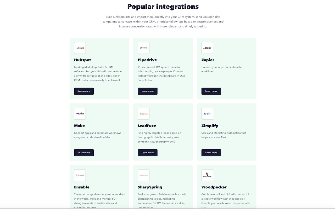 Dux-Soup for LinkedIn Automation chrome谷歌浏览器插件_扩展第1张截图