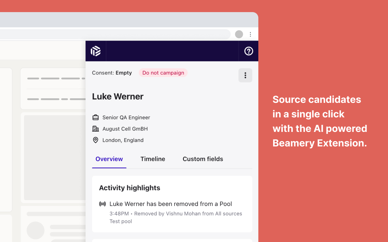 Beamery Extension chrome谷歌浏览器插件_扩展第1张截图