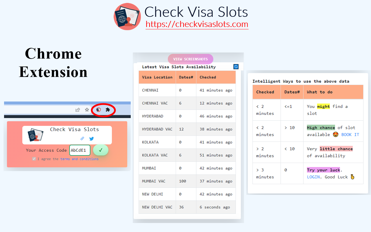 Check US Visa Slots chrome谷歌浏览器插件_扩展第1张截图