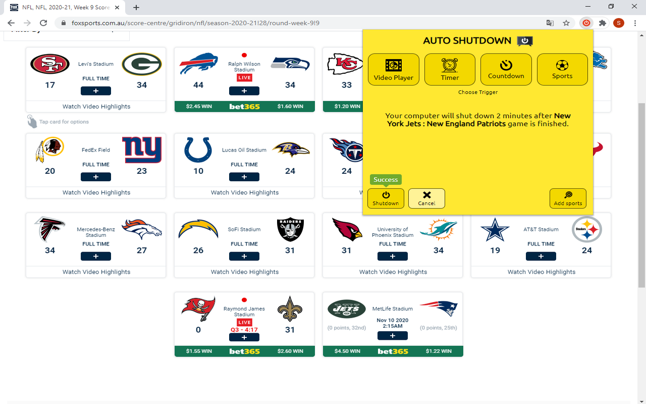 Auto Shutdown Extension chrome谷歌浏览器插件_扩展第4张截图