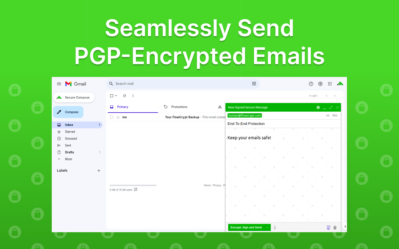 FlowCrypt: Encrypt Gmail with PGP chrome谷歌浏览器插件_扩展第3张截图