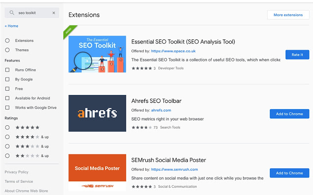 Essential SEO Toolkit (SEO Analysis Tool) from Opace chrome谷歌浏览器插件_扩展第1张截图