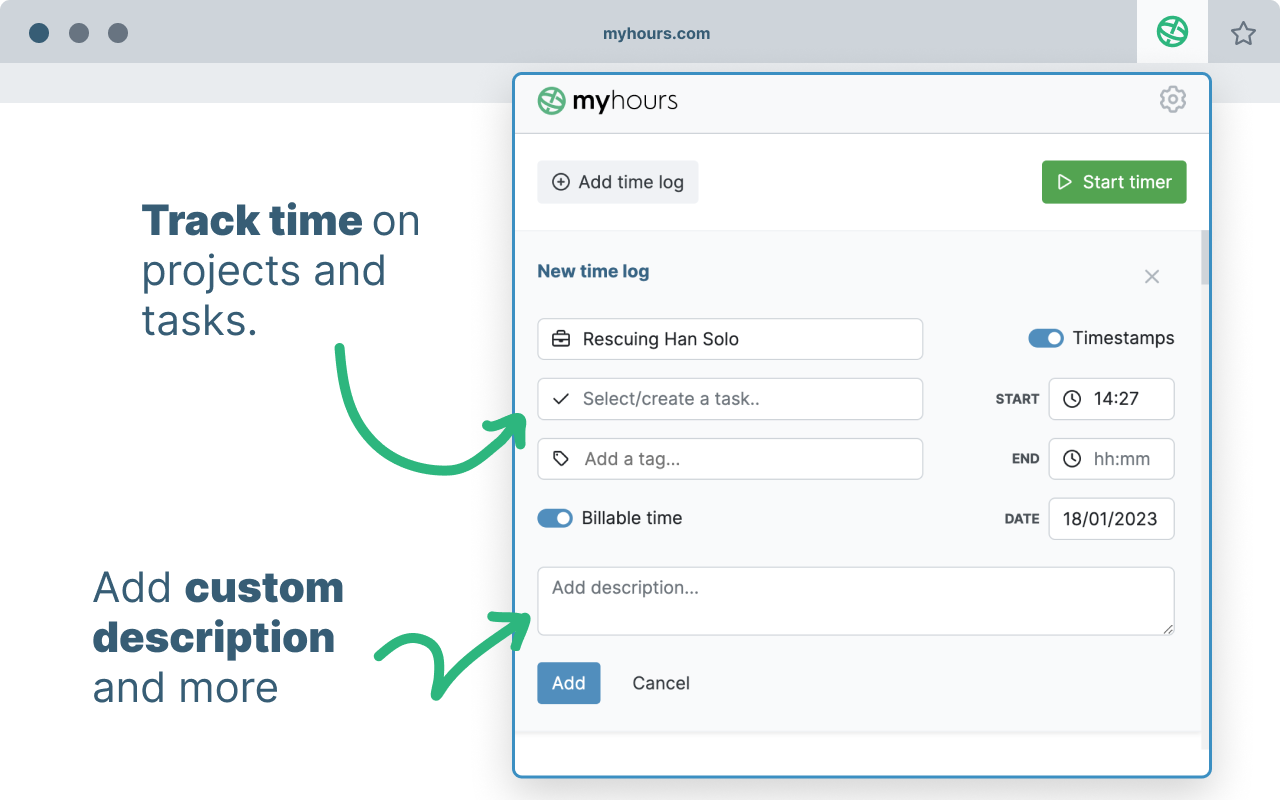 My Hours Extension chrome谷歌浏览器插件_扩展第1张截图