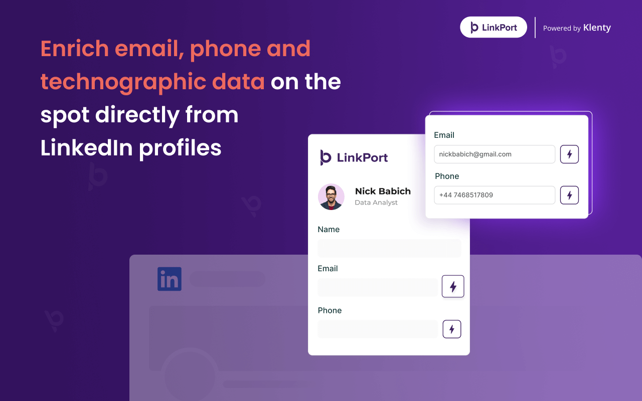 Linkport: LinkedIn Prospecting for Hubspot chrome谷歌浏览器插件_扩展第3张截图