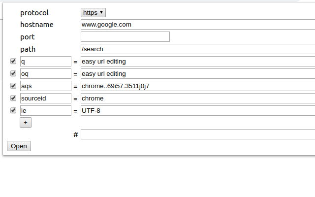 URL Edit chrome谷歌浏览器插件_扩展第1张截图