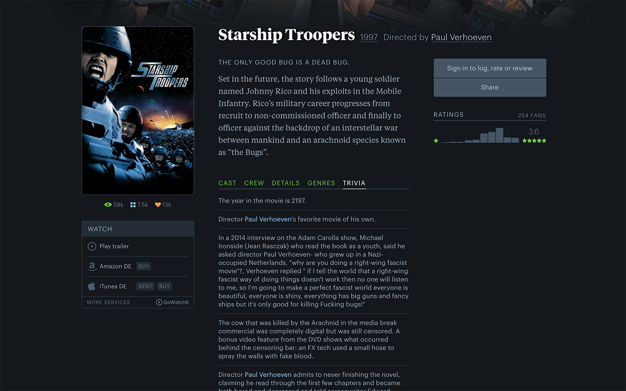 Letterboxd IMDb Trivia chrome谷歌浏览器插件_扩展第1张截图
