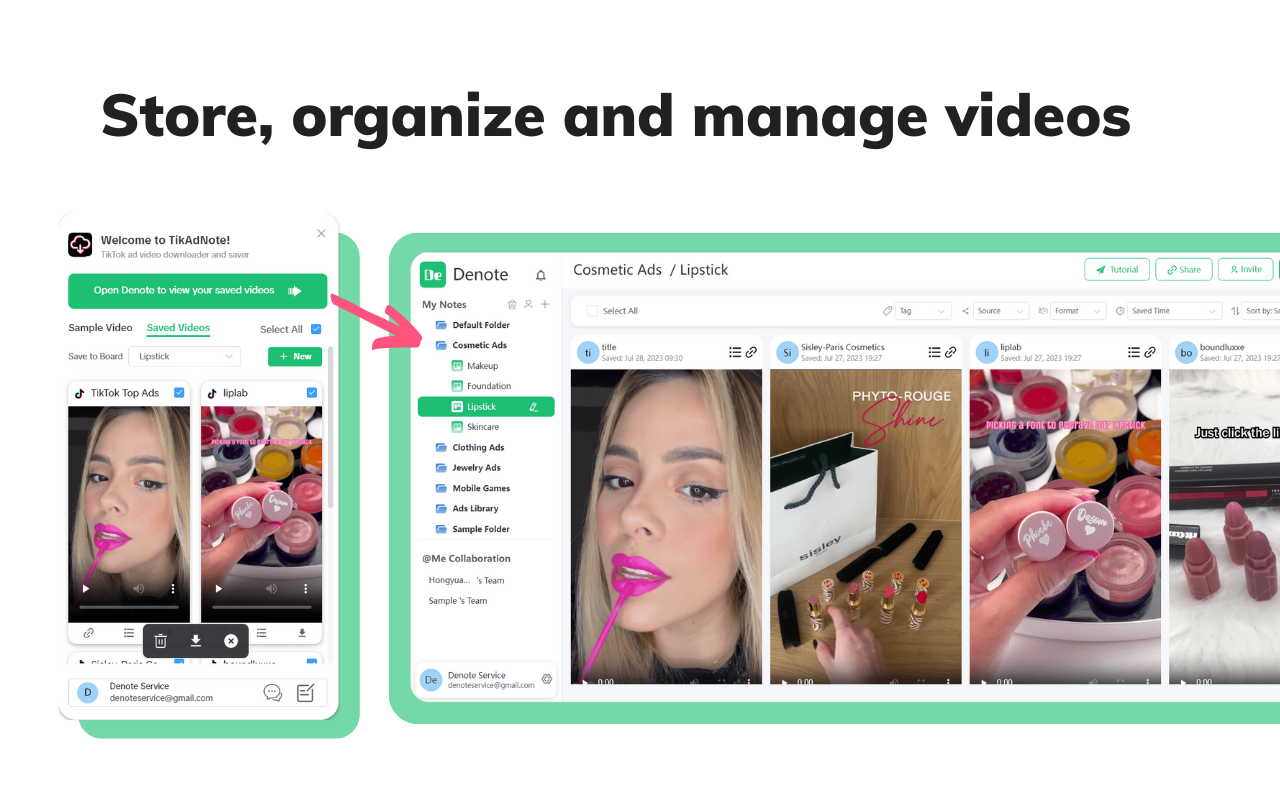 TikAdNote: Ad Video Downloader for TK™ chrome谷歌浏览器插件_扩展第2张截图