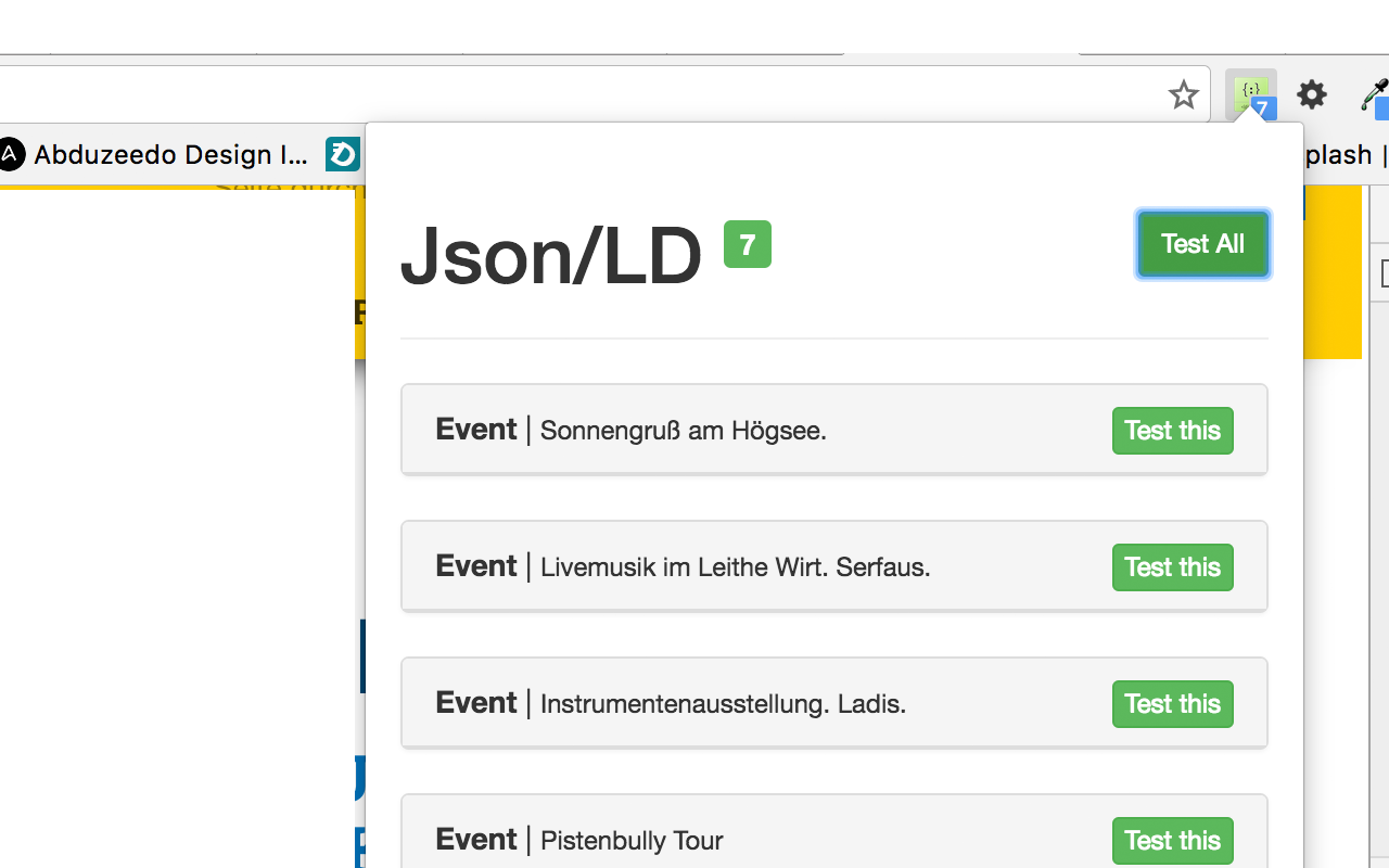 JSON-LD Tester chrome谷歌浏览器插件_扩展第2张截图
