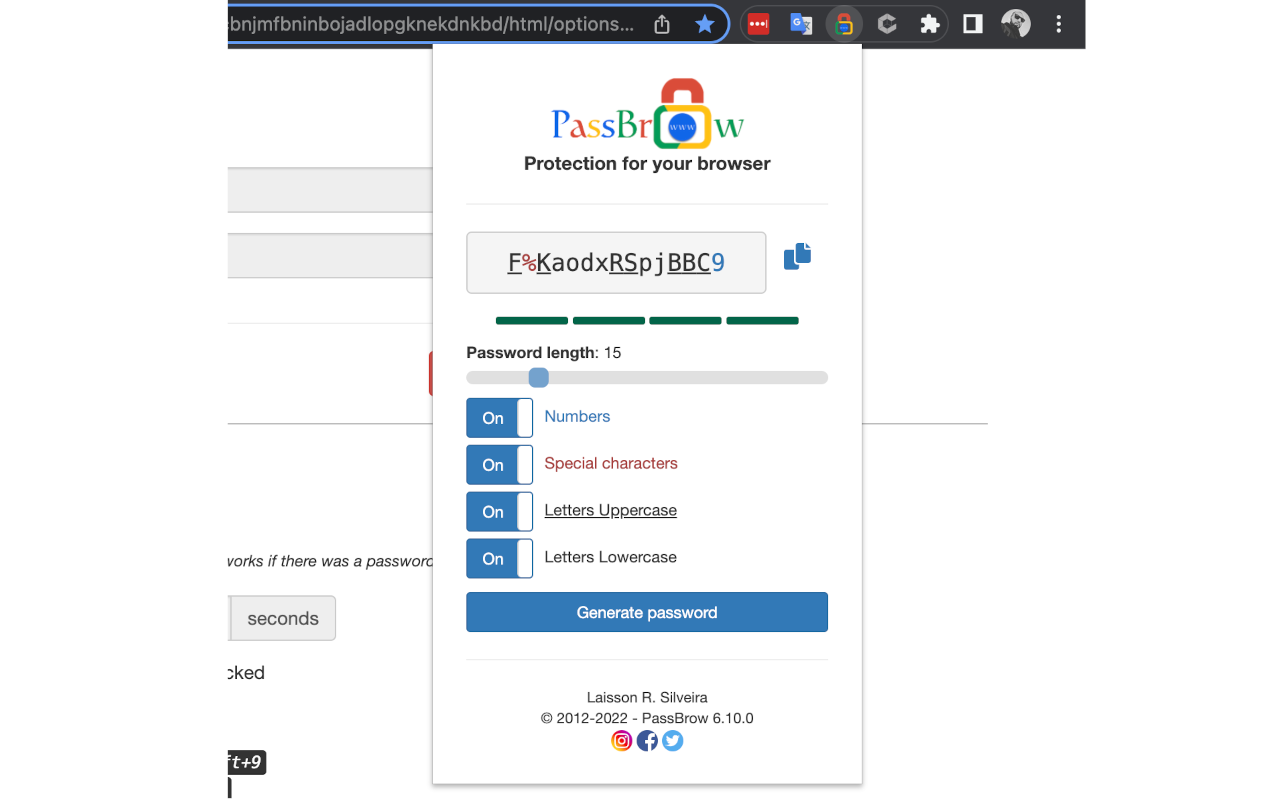 PassBrow: Browser Password/Site Blocking chrome谷歌浏览器插件_扩展第2张截图