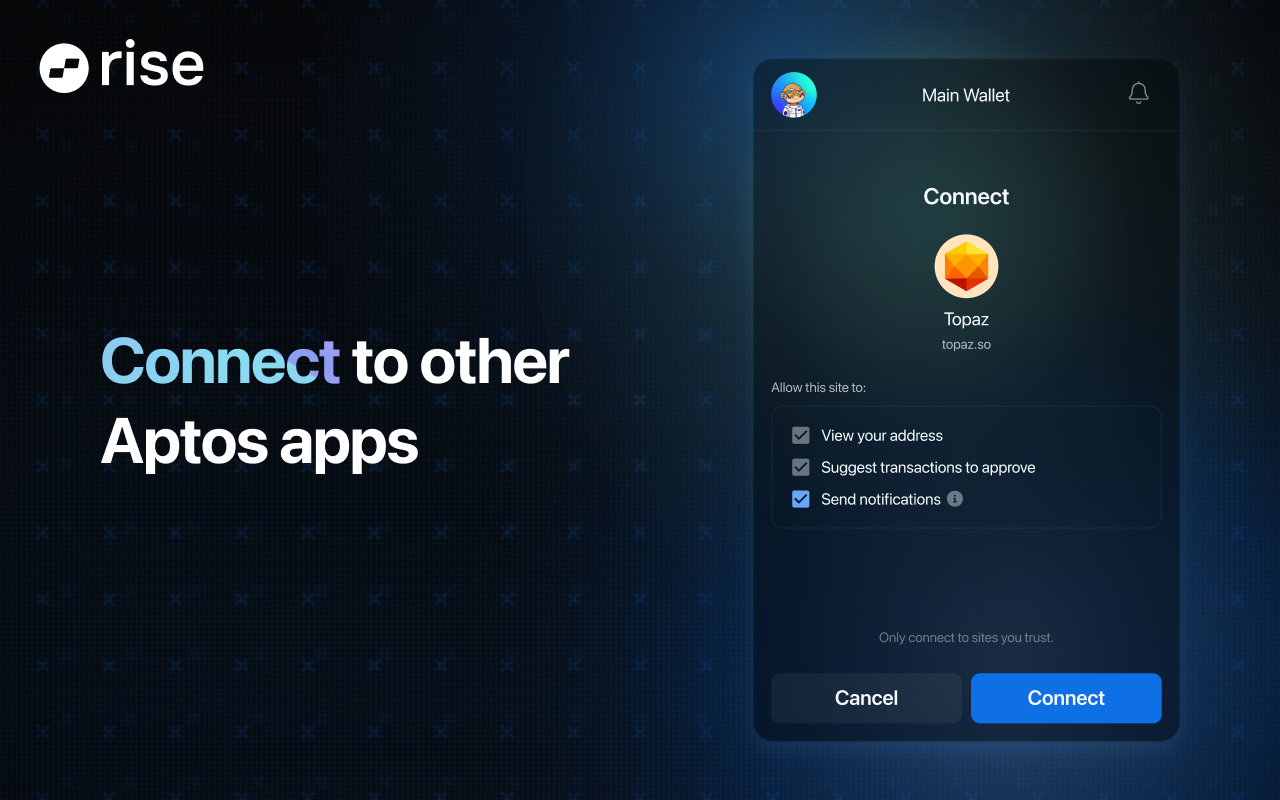 Rise - Aptos Wallet chrome谷歌浏览器插件_扩展第3张截图