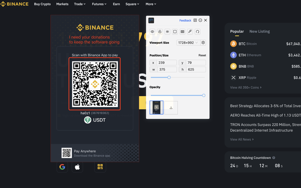 PixOK 前端开发切图辅助器 chrome谷歌浏览器插件_扩展第1张截图