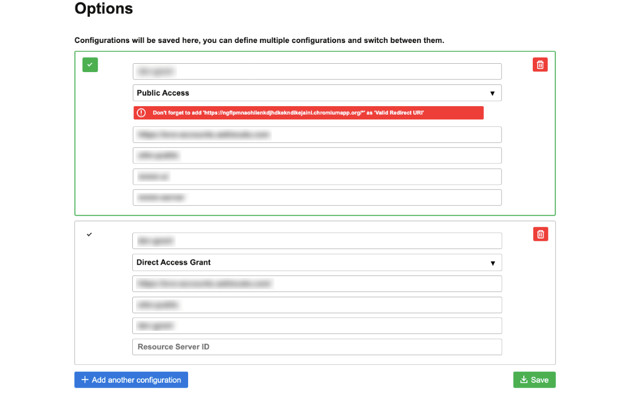 Keycloak bearer token getter chrome谷歌浏览器插件_扩展第2张截图