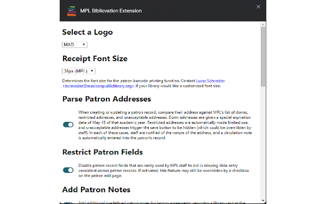 MPL Bibliovation Extension chrome谷歌浏览器插件_扩展第1张截图