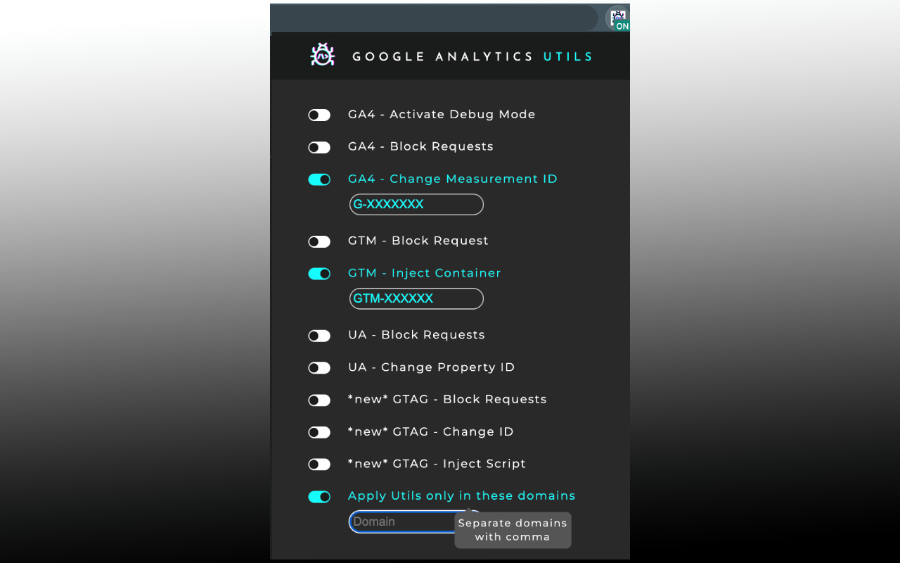 Google Analytics UTILS chrome谷歌浏览器插件_扩展第1张截图
