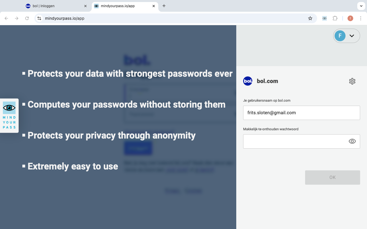 MindYourPass – Password Manager chrome谷歌浏览器插件_扩展第1张截图