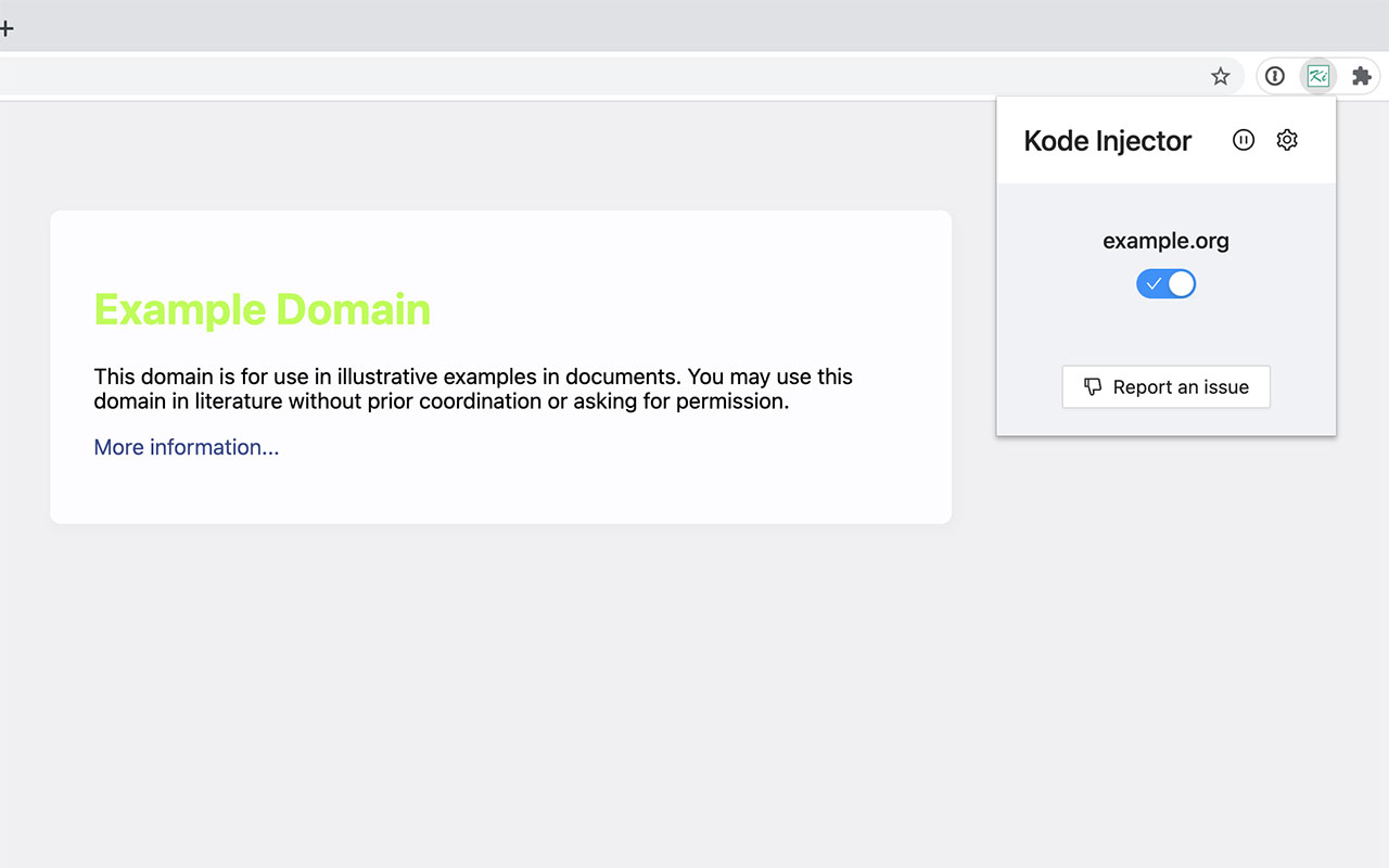 Kode Injector chrome谷歌浏览器插件_扩展第1张截图