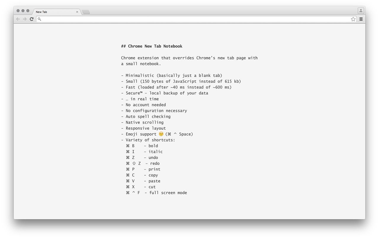 Chrome New Tab Notebook chrome谷歌浏览器插件_扩展第1张截图