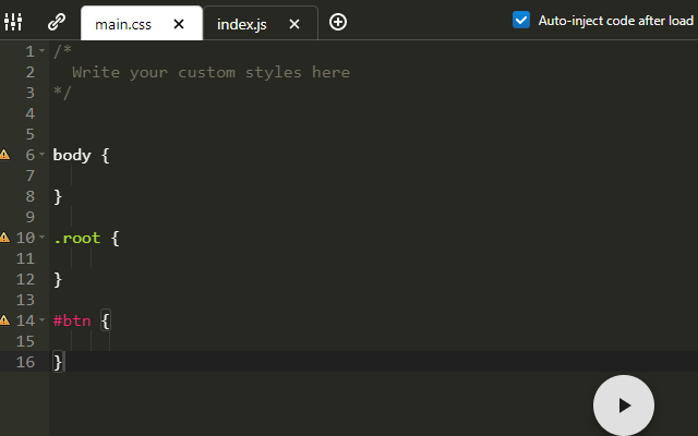 Inject Code chrome谷歌浏览器插件_扩展第1张截图