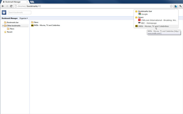Minimal Bookmarks Tree chrome谷歌浏览器插件_扩展第3张截图