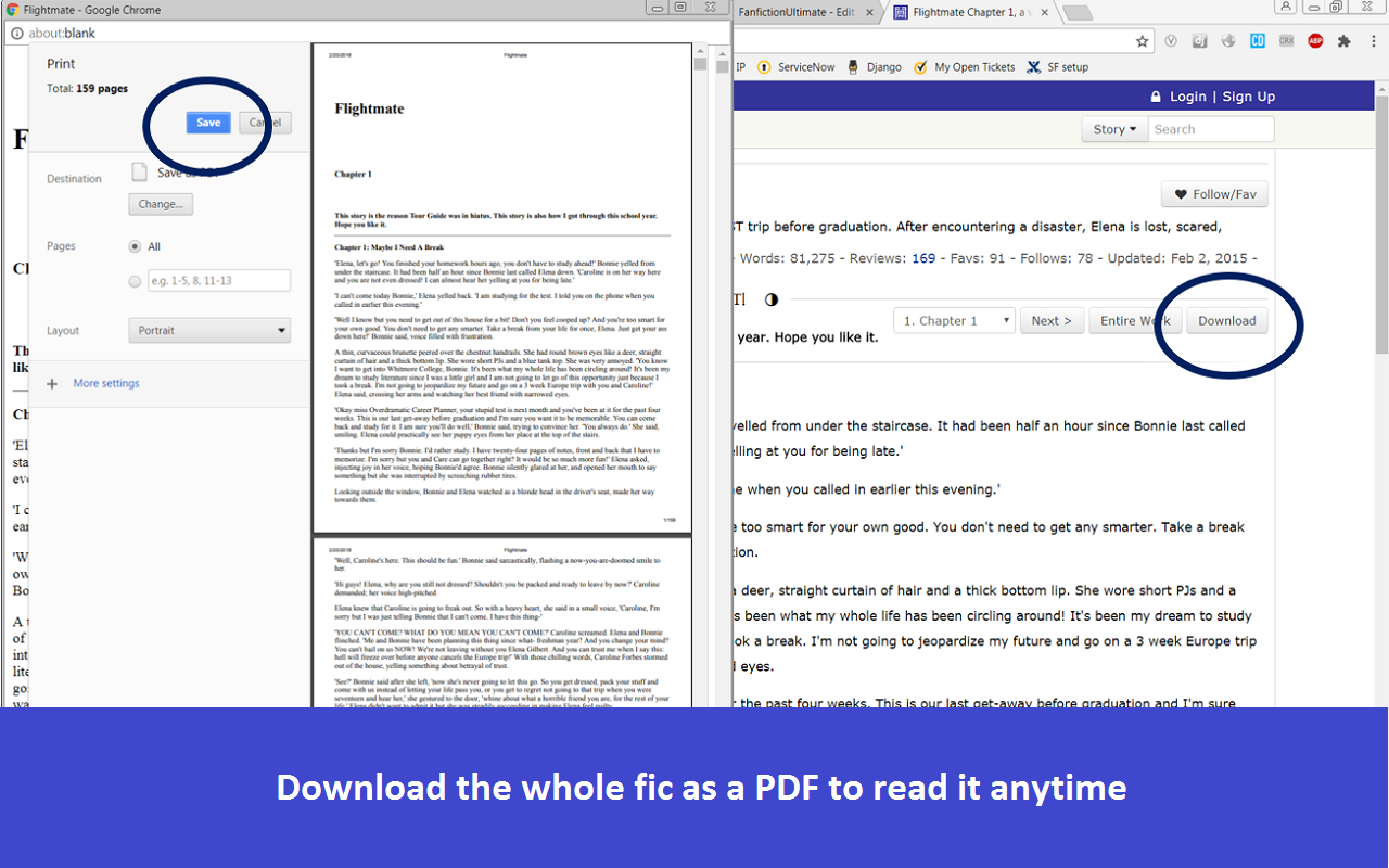 FanfictionUltimate chrome谷歌浏览器插件_扩展第1张截图