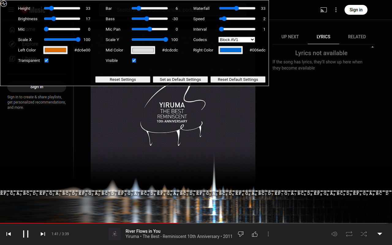 YouTube Musical Spectrum chrome谷歌浏览器插件_扩展第3张截图
