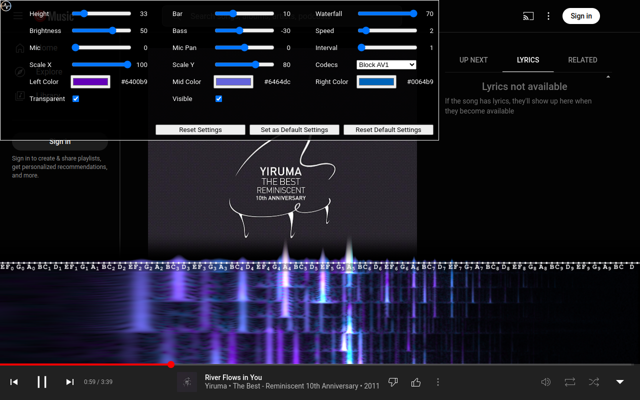 YouTube Musical Spectrum chrome谷歌浏览器插件_扩展第4张截图