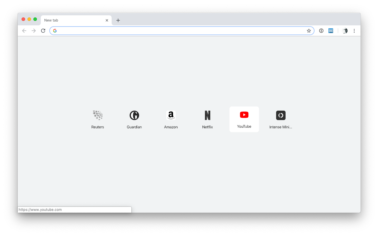Bliphome: simple new tab quick dial chrome谷歌浏览器插件_扩展第1张截图