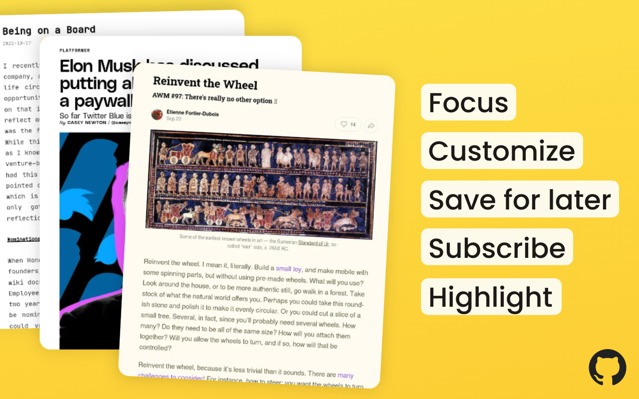 Unclutter — Modern Reader Mode chrome谷歌浏览器插件_扩展第1张截图