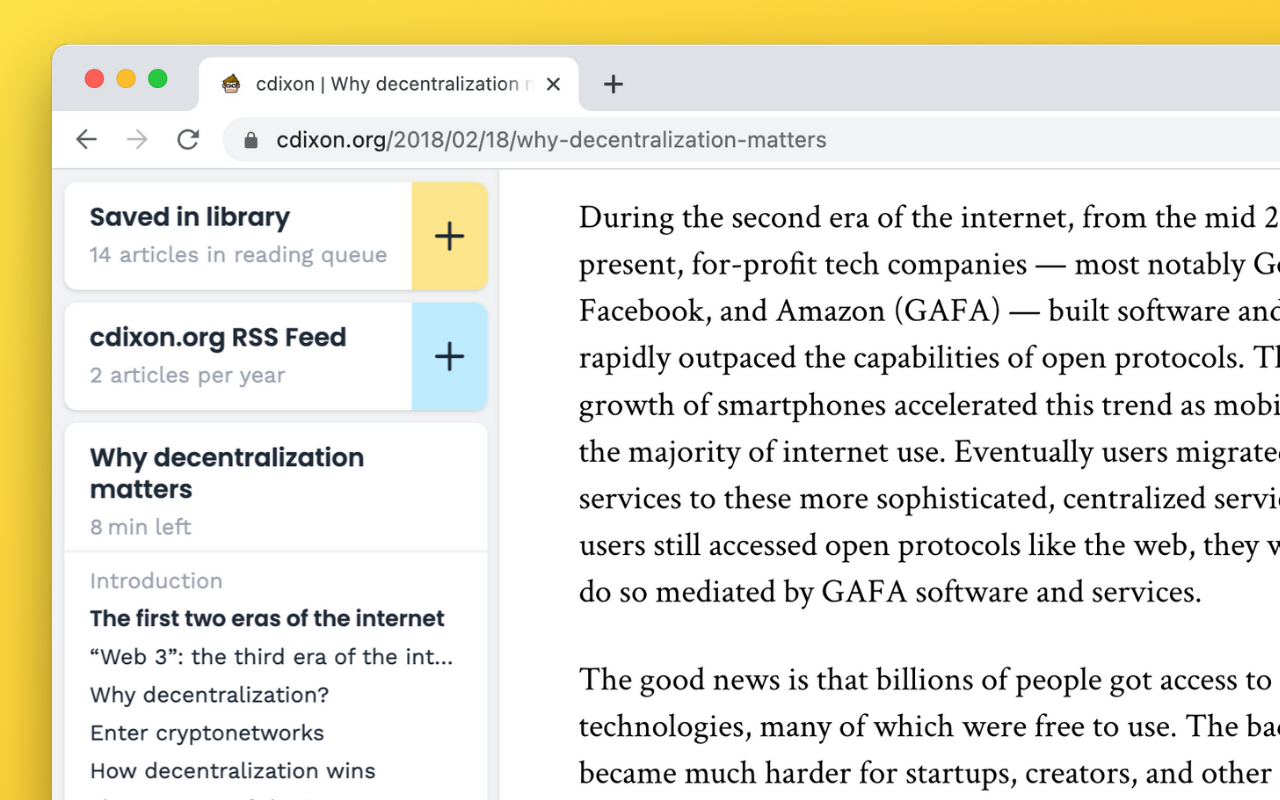 Unclutter — Modern Reader Mode chrome谷歌浏览器插件_扩展第3张截图