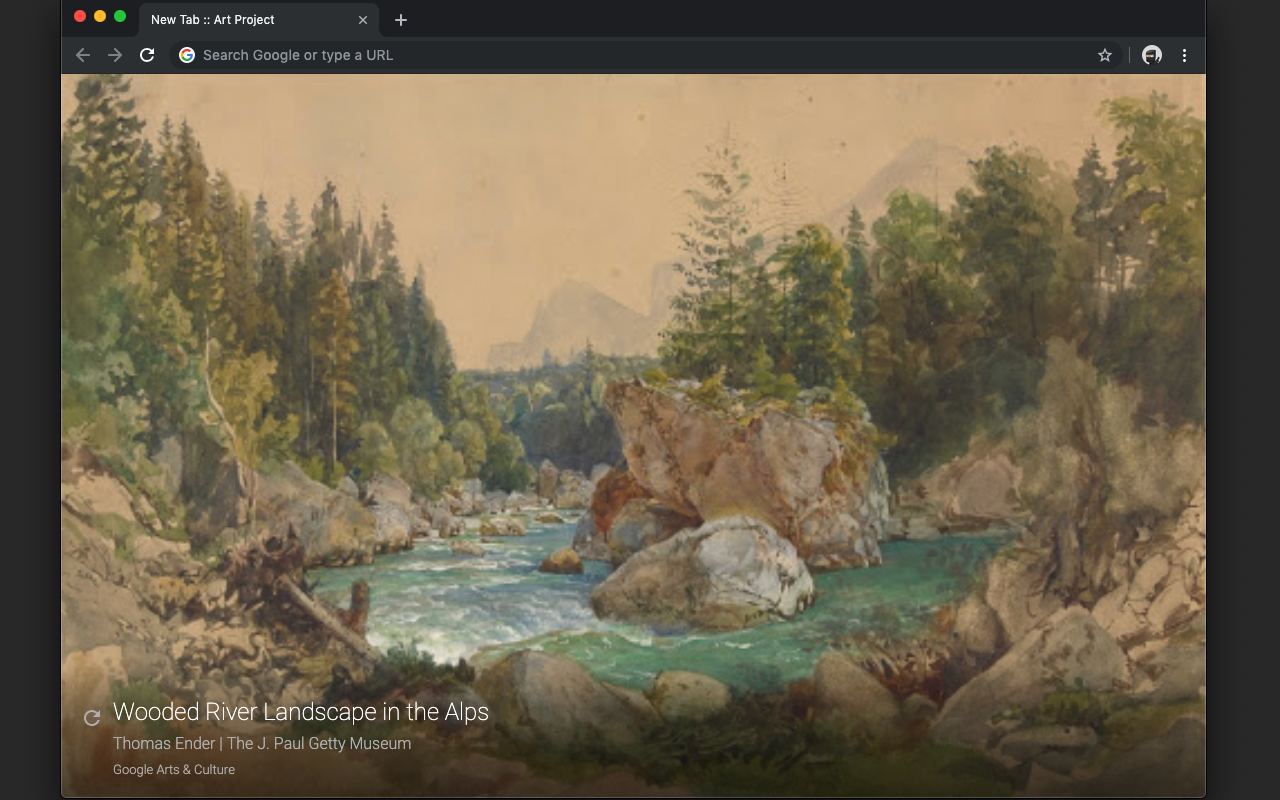 Art Project - New Tab chrome谷歌浏览器插件_扩展第3张截图