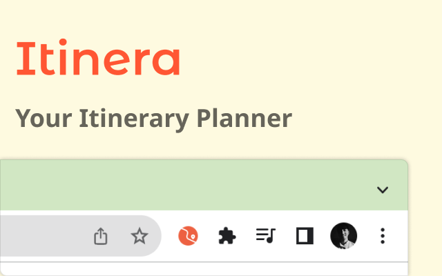 Itinera – Plan Your Trip In Seconds chrome谷歌浏览器插件_扩展第4张截图