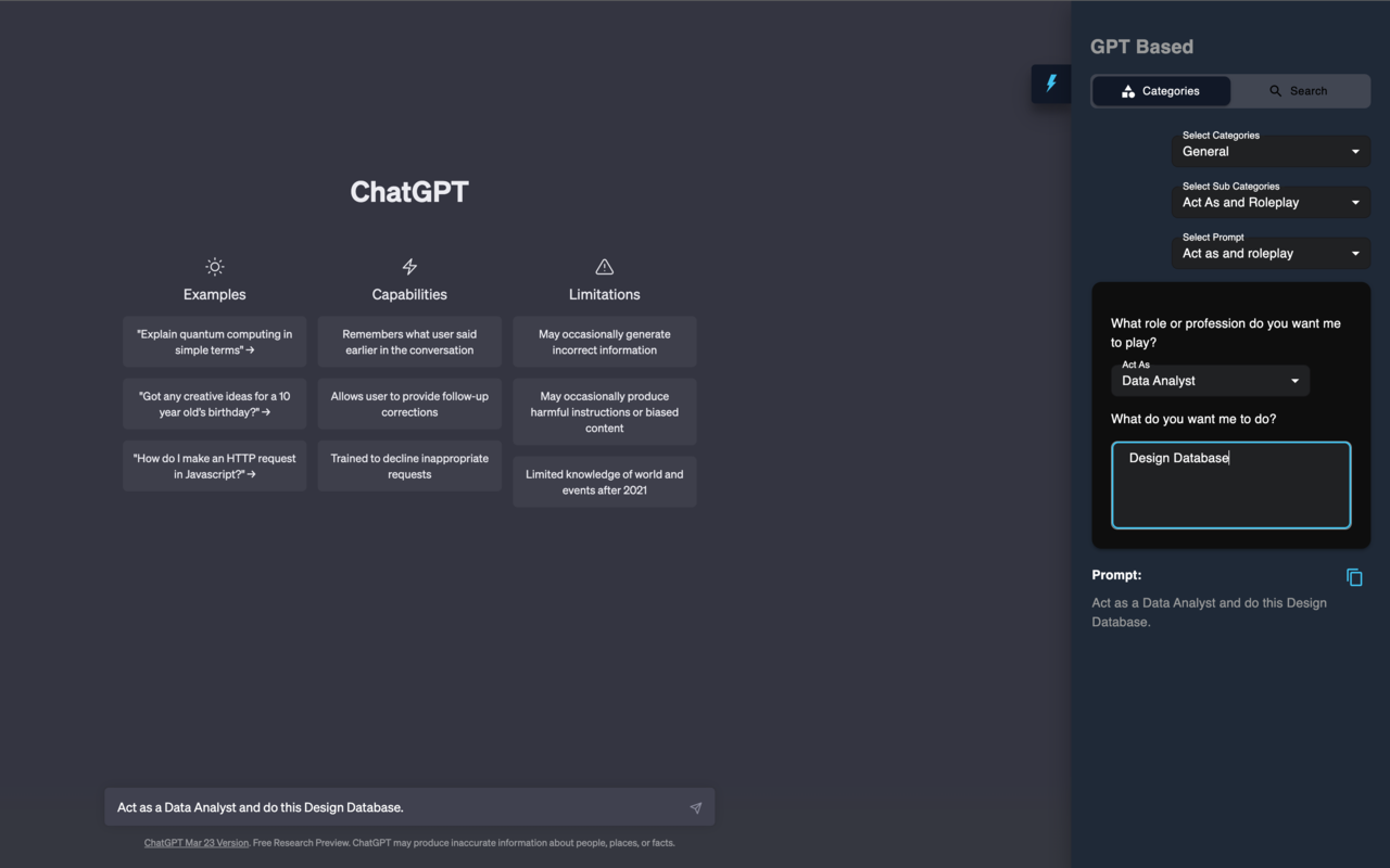 GPT Based - A Powerful ChatGPT Prompt Generator chrome谷歌浏览器插件_扩展第5张截图