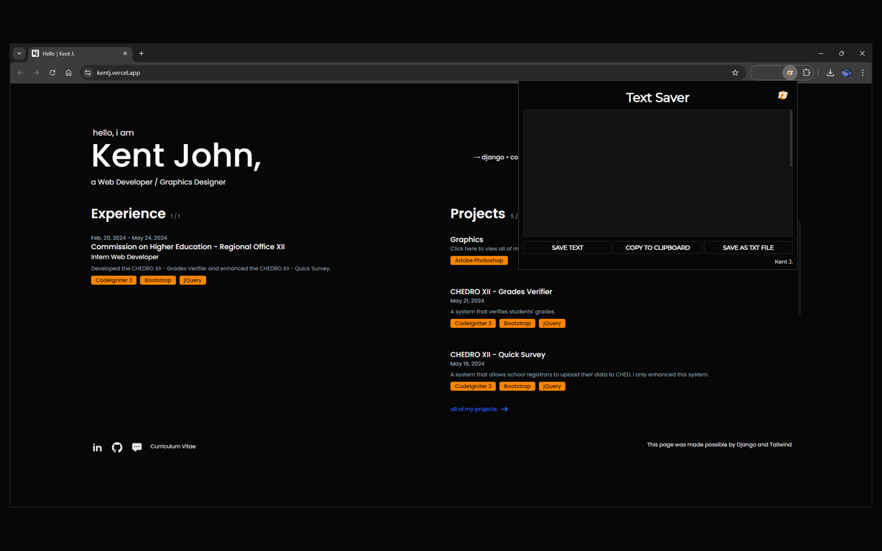 Text Saver chrome谷歌浏览器插件_扩展第2张截图