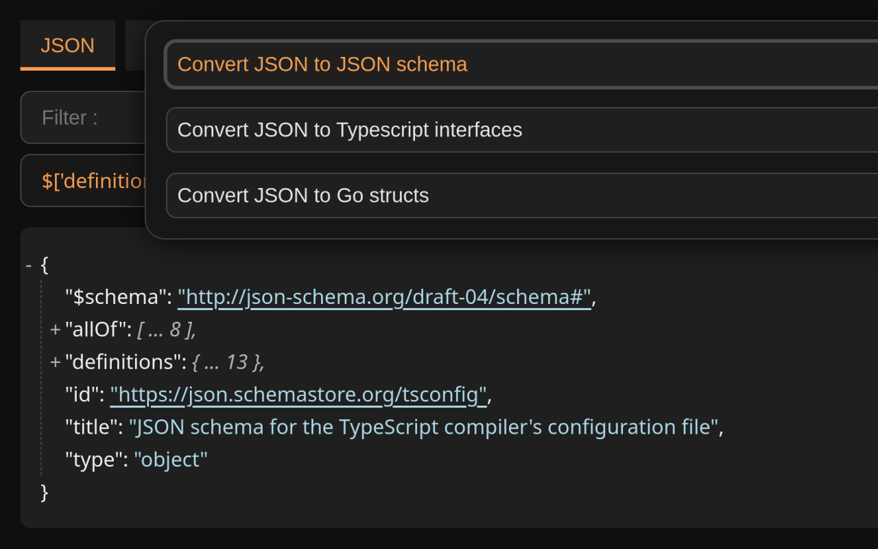 Functional JSON viewer chrome谷歌浏览器插件_扩展第1张截图