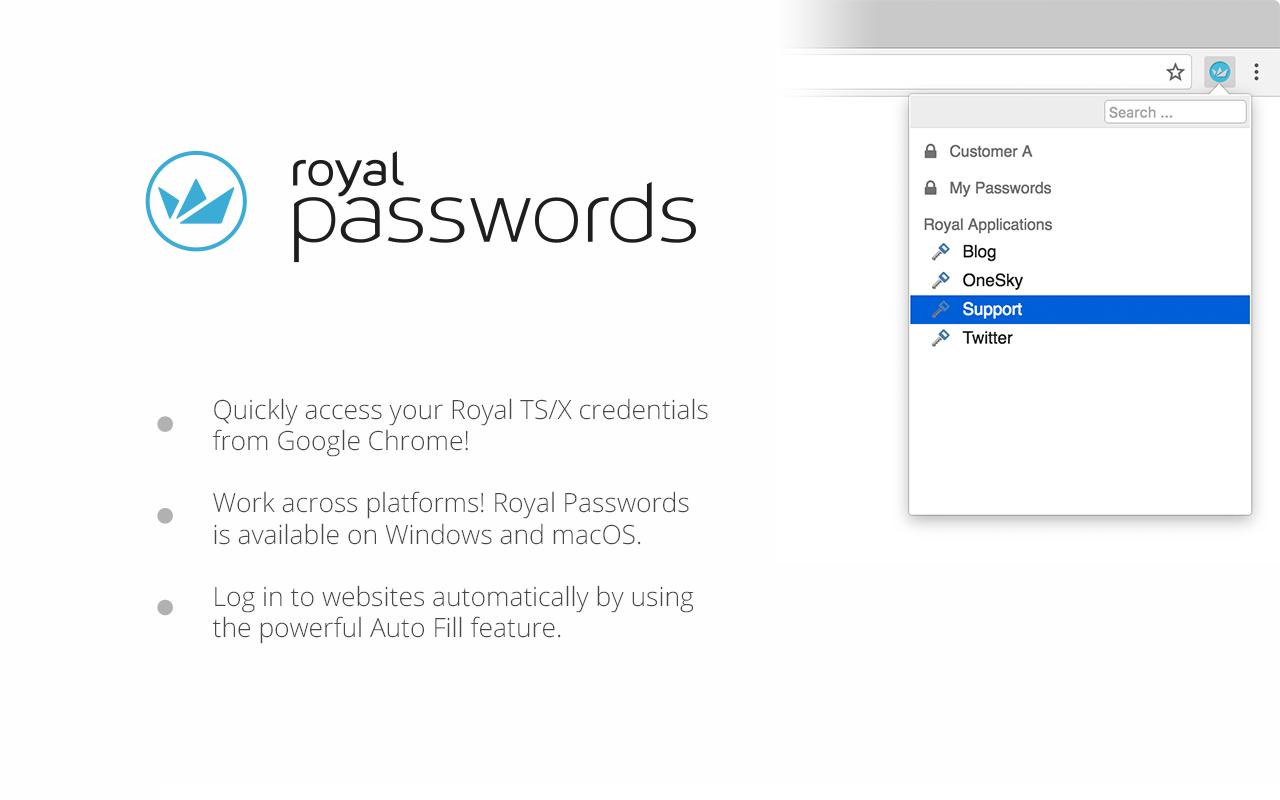Royal Passwords chrome谷歌浏览器插件_扩展第2张截图