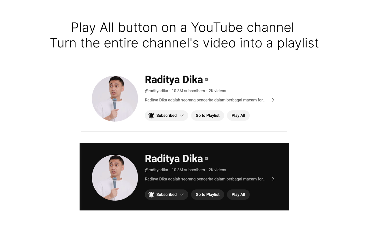 YouTube Play All Button chrome谷歌浏览器插件_扩展第1张截图