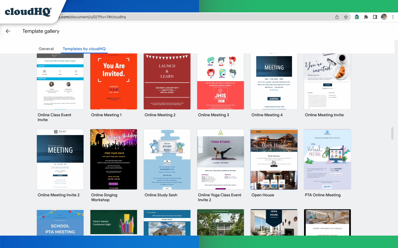 Templates for Google Docs™ by cloudHQ chrome谷歌浏览器插件_扩展第2张截图