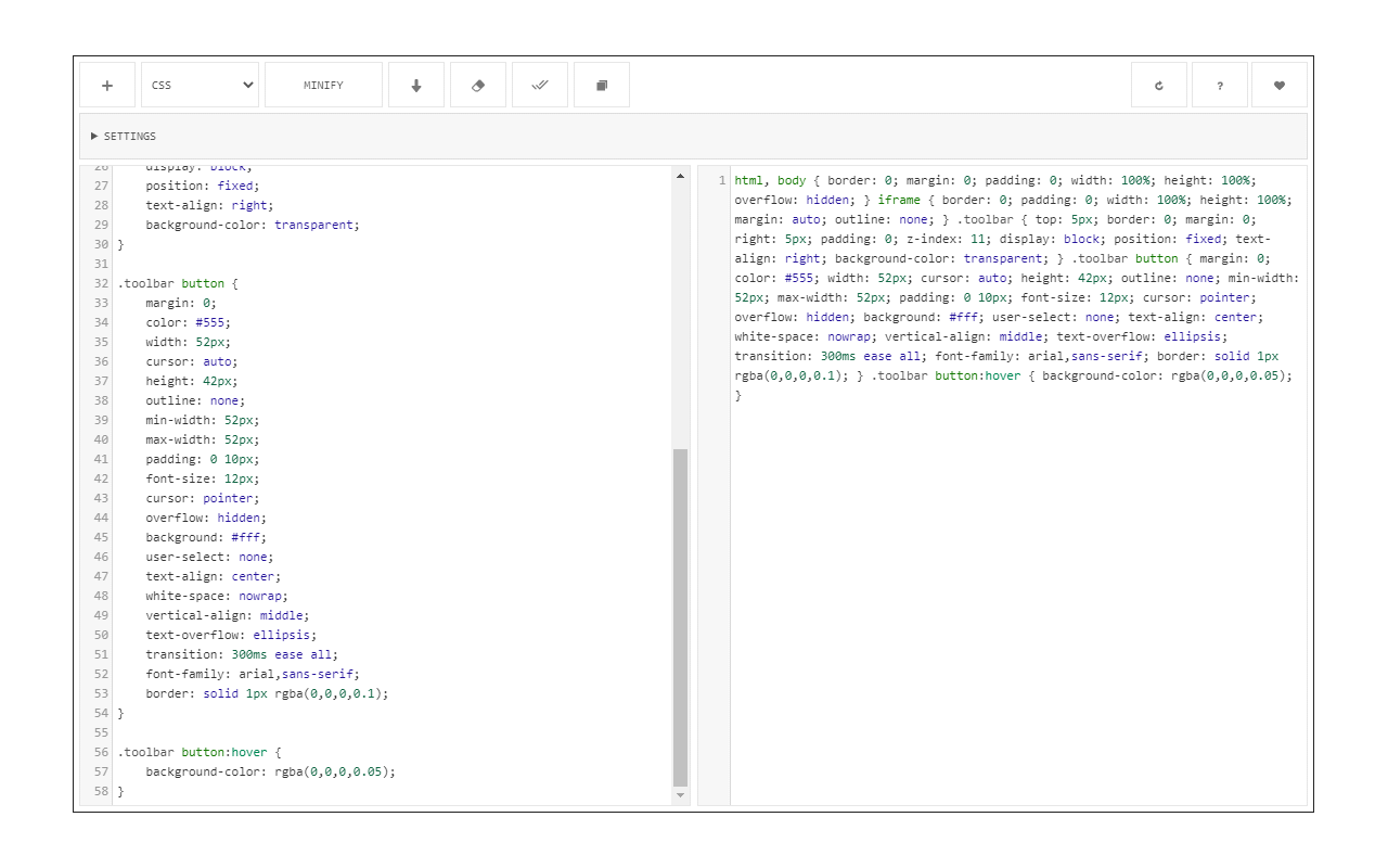 Code Minifier (JS, CSS, HTML) chrome谷歌浏览器插件_扩展第3张截图