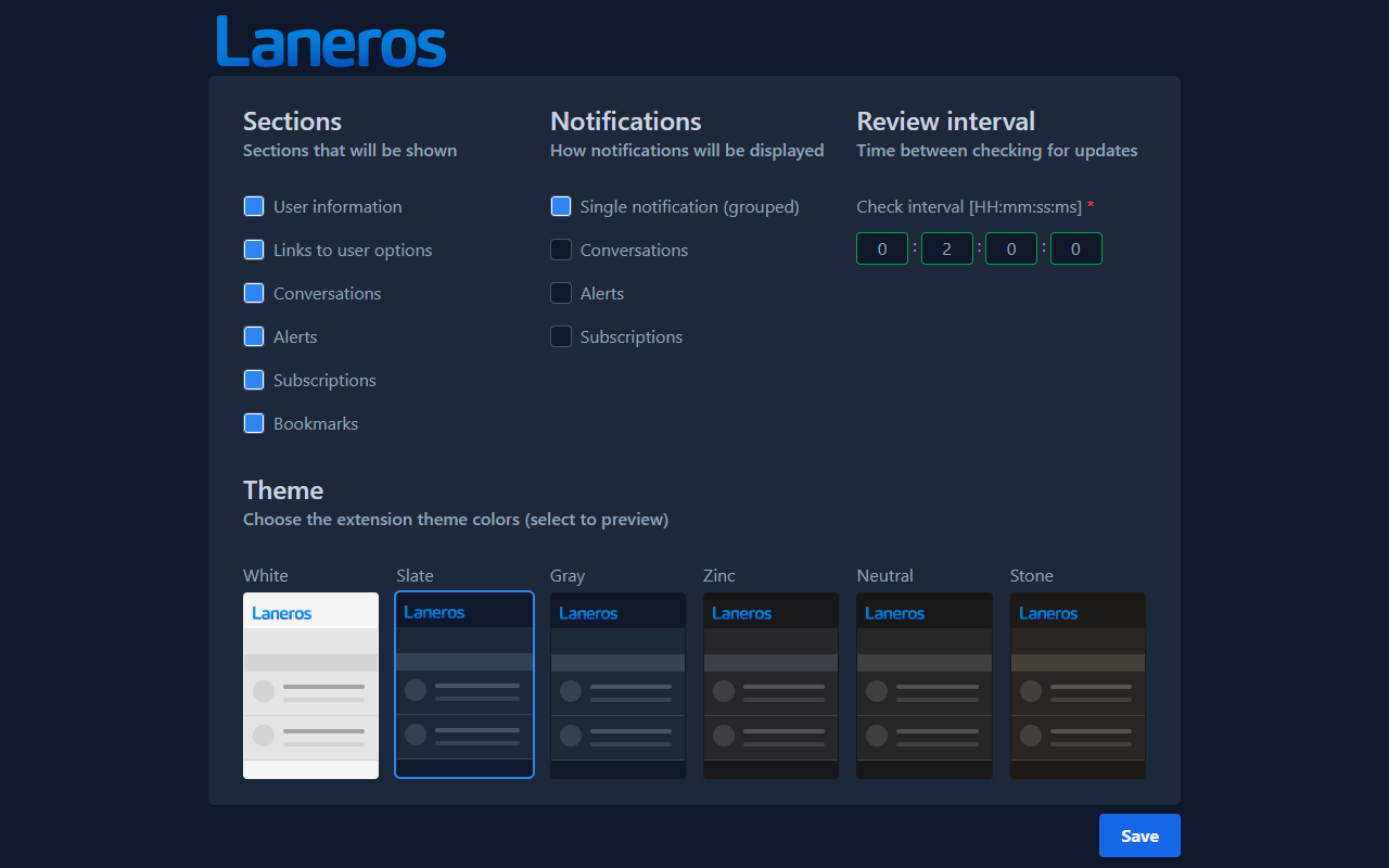 Extensión de navegador para Laneros chrome谷歌浏览器插件_扩展第3张截图