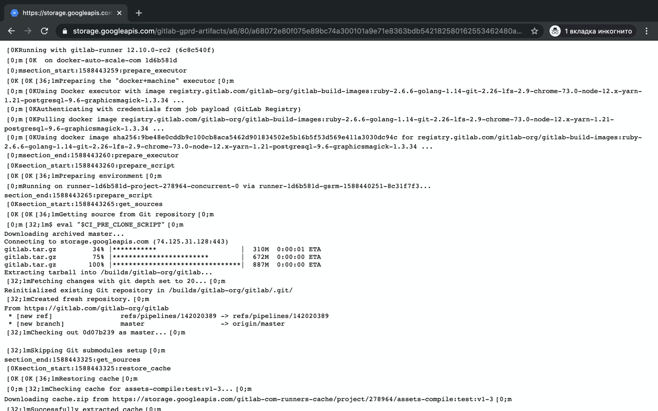 GTLB CI logs viewer chrome谷歌浏览器插件_扩展第1张截图