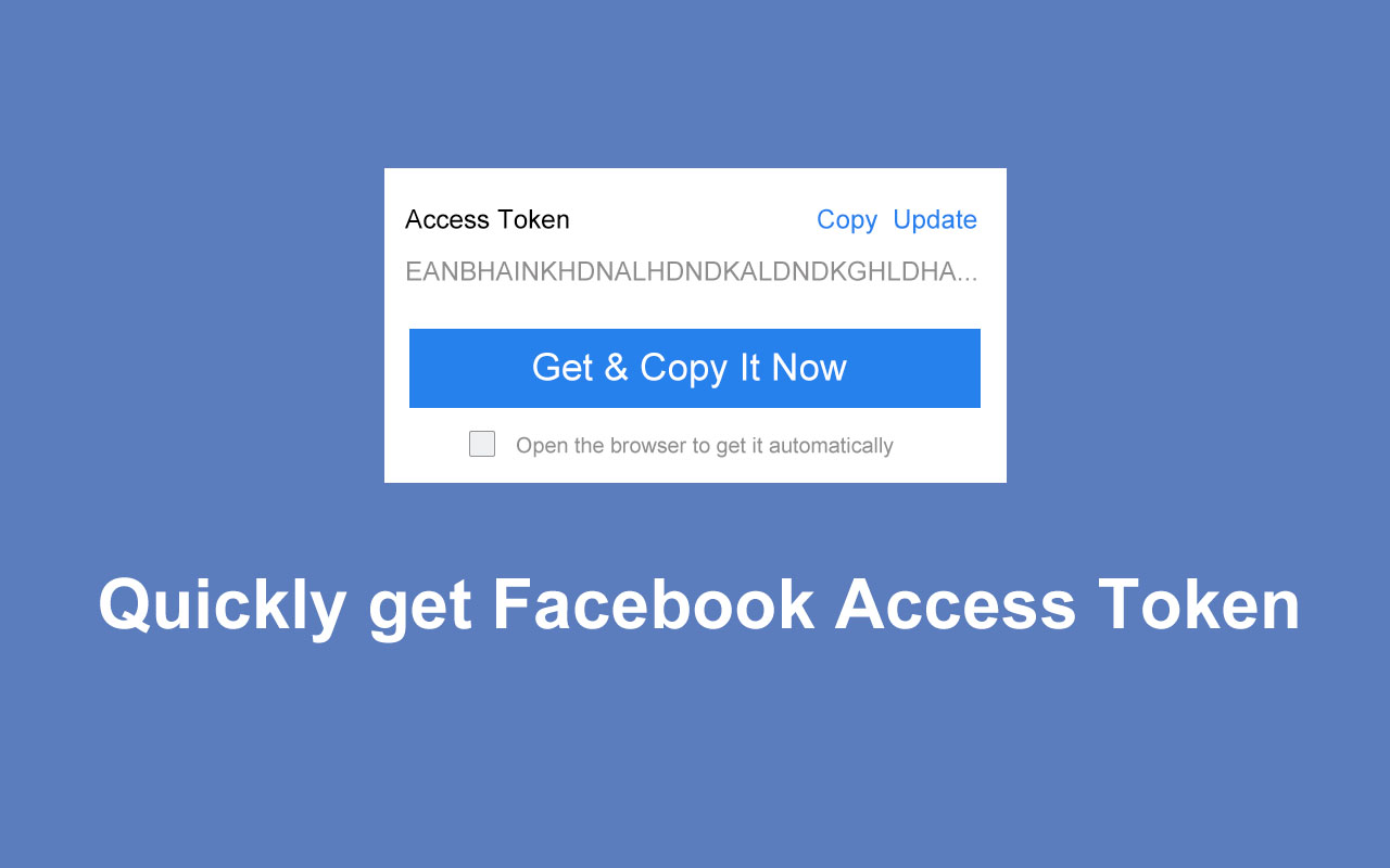 Facebook Access Token chrome谷歌浏览器插件_扩展第1张截图