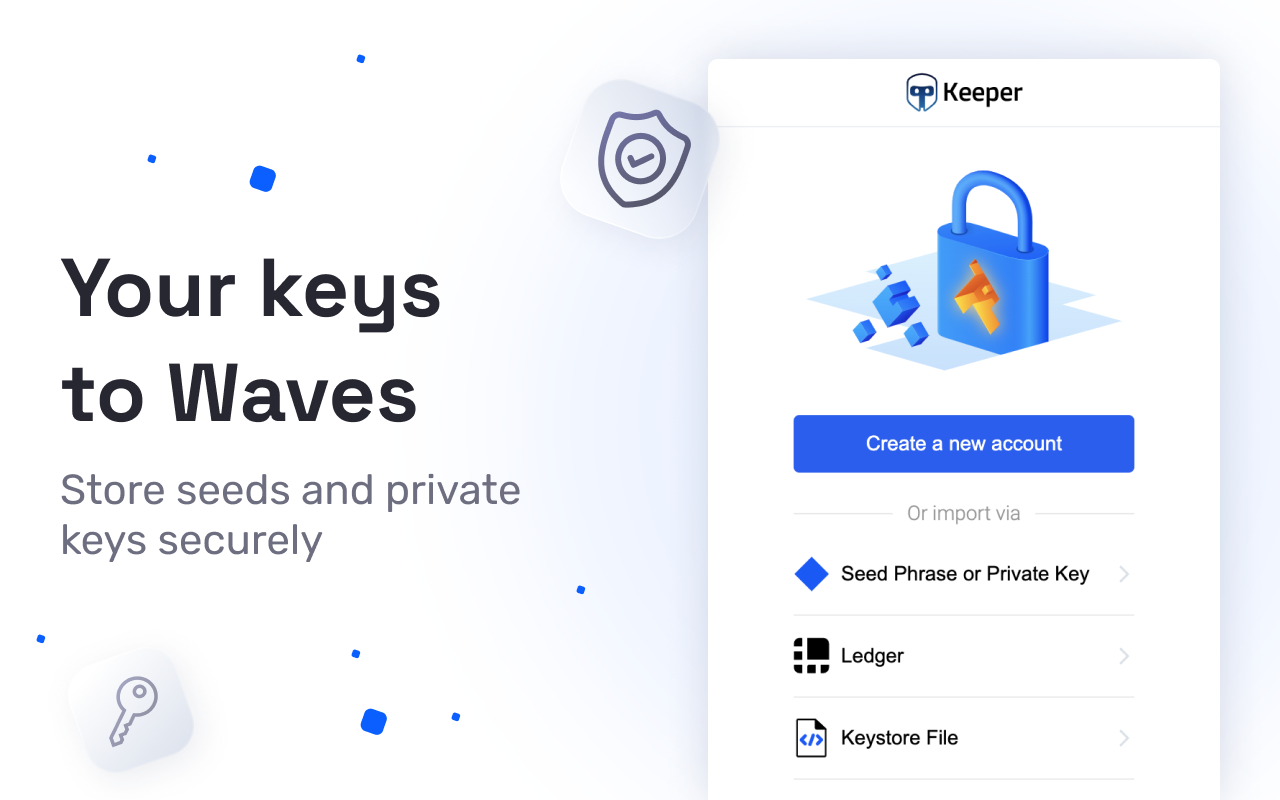 Keeper Wallet chrome谷歌浏览器插件_扩展第2张截图
