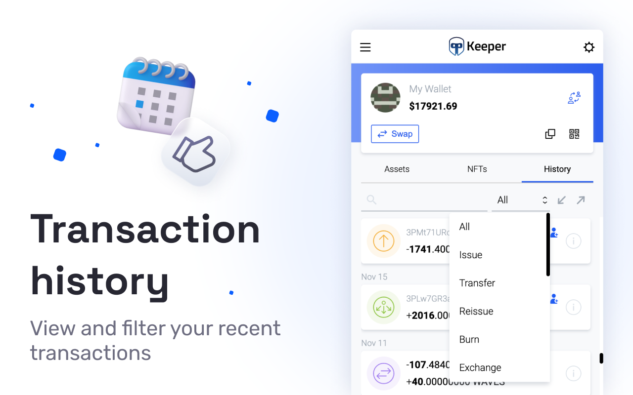 Keeper Wallet chrome谷歌浏览器插件_扩展第4张截图